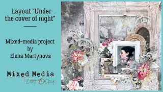 Layout "Under the cover of night" for Craft o'clock