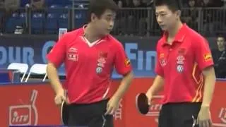 Ma Lin. Zhang Jike vs. Ma Long. Wang Hao --- Table Tennis Men double final Grand Tour Final 2011