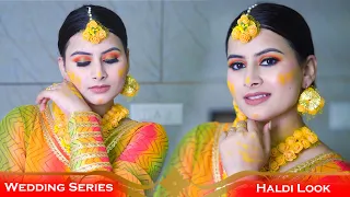 Haldi Look || Easy Makeup Tutorial || Wedding Series EP 01