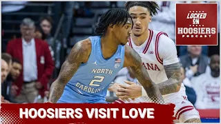 Indiana Hoosiers visit UNC's Caleb Love, IU in final five for '24 guard Jaedan Mustaf | IU podcast