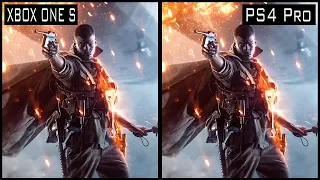 Battlefield 1 PS4 Pro vs Xbox One s Graphics Comparison