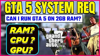 GTA 5 Minimum System Requirements Pc || Can 2GB RAM Run Gta 5?  in Hindi or Urdu