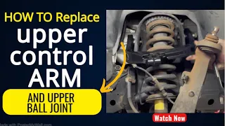 How to Replace an Upper Control Arm and Ball Joint - Chevy Trailblazer