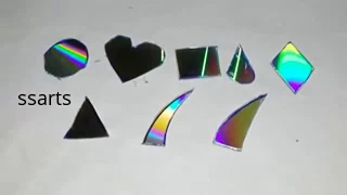 How to cut  CD /DVD Easily for craft /simple method for cut CD/DVD