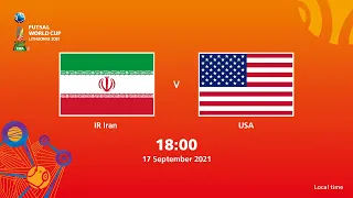 IR Iran v USA | FIFA Futsal World Cup 2021 | Full Match