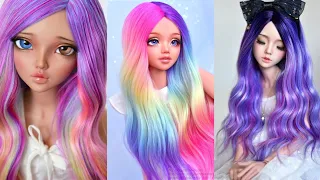 Barbie Dress up 💕 Mini Makeup 💕 Barbie Doll Dresses 💕 more in Disney Princess Dollhouse