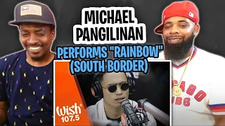 TRE-TV REACTS TO -  Michael Pangilinan performs "Rainbow" (South Border) LIVE on Wish 107.5 Bus