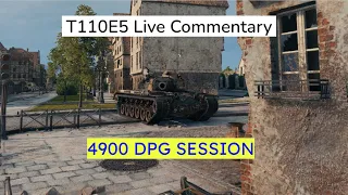 SuperUnicum Shows How to Play T110E5 (Live Commentary)