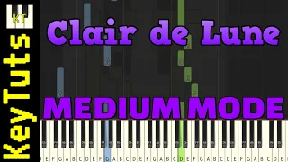 Clair de Lune [Debussy] - Medium Mode [Piano Tutorial] (Synthesia)