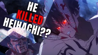 Jin becomes Devil Jin and Kills Heihachi Mishima without any mercy [Tekken: Bloodline]