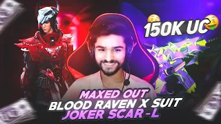 LoLzZz Spending 150,000 UC on Blood RAVEN X-Suit & Joker Scar-L | PUBG MOBILE