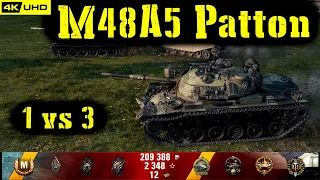 World of Tanks M48A5 Patton Replay - 9 Kills 9.5K DMG(Patch 1.7.0)