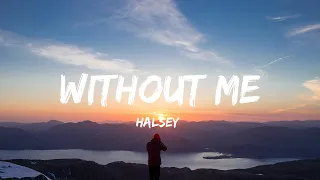 Halsey - Without Me (Lyrics)  - Sza, Fuerza Regida, Nicki Minaj & Ice Spice With Aqua, Sza, Hardy,