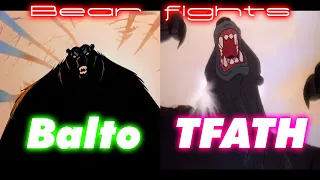 Balto vs TFATH - Bear fight scenes comparison