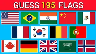 Guess 195 Flags in 3 Seconds 🌍 || Guess The Country by Flag 🚩