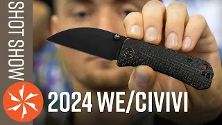 New We/Civivi Knives at SHOT Show 2024 - KnifeCenter.com