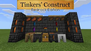 Tinkers' Construct: Bedrock Edition (v1.0) | Minecraft 1.17.10