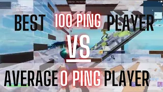 BEST 100 ping player DESTROYS 0 ping player In a 1v1