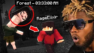 I FREAKED When We Saw This in Minecraft… *SCARY*