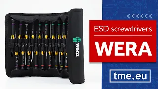 25-piece ESD Precision Screwdrivers - WERA 05134019001 [UNBOXING]