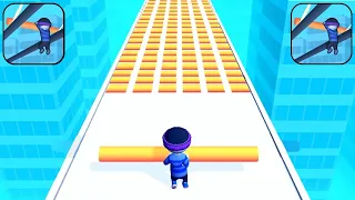 Roof Rails, Gaint Rush, Going Balls, Marble Run, Alphabet Run - Max Levels Gameplay Walkthrough iOS