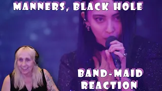 Official REACTION to: BAND-MAID  MANNERS, BLACK HOLE (Official Live Video) for J-LOD LIVE2