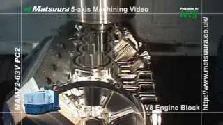 Matsuura V8 Block Machining from Solid Billet 2013 edit NBM