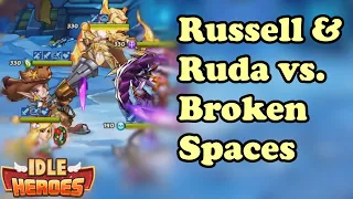 Idle Heroes - Russell and Garuda Take on Broken Spaces (PvP Account)