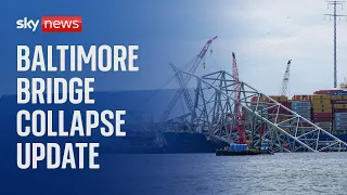 Baltimore bridge collapse news conference