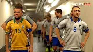 PES 2019 - BRAZIL UNDER-23 vs BRAZIL - Full Match & Amazing Goals - PC Gameplay FHD