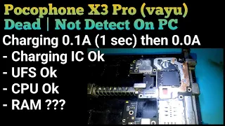 Poco X3 Pro Charging No Ampere | After Reballing CPU RAM Detect 9008 Mode @mobilecareid