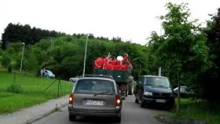 VfR Hundheim-Offenbach - Ankunft der beiden Meistermannschaften am Sportheim