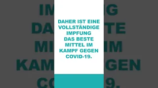 Die COVID-19-Impfung schützt. Dich.