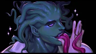 (Speedpaint) Flirty Maledusa