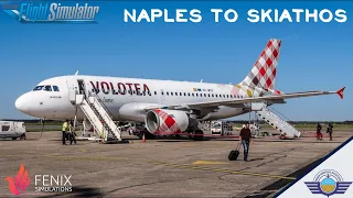 FENIX A320 | Naples/LIRN ✈ Skiathos/LGSK | VATSIM | MSFS 2020