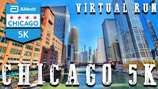 🆃RE🅰DMILL | Virtual 🆁un - Abbott Chicago 5K - #treadmill #run #virtualrun  #chicago #abbott