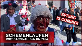Schemenlaufen carnival in Imst, Austria, Feb 4th, 2024