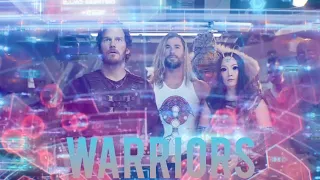 Thor: Love and Thunder (2022) - Imagine Dragons - Warriors - Mighty Thor (Jane Foster) - GORR - KORG