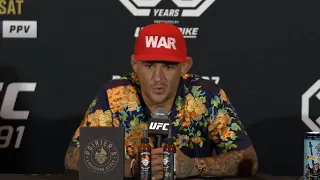 Dustin Poirier Post-Fight Press Conference | UFC 291
