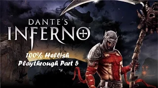 Dante's Inferno - 100% Hellish Playthrough Stream Part 5 [No Commentary]