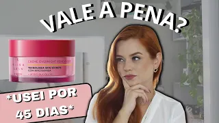 CREME OVERNIGHT NIINA SECRETS - Resenha completa - Testei por 45 dias linha Niina Skin Eudora