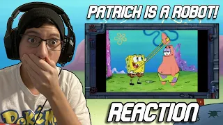 PATRICK IS A ROBOT! || SPONGEBOB CONSPIRACY #7: The Robot Invasion Theory REACTION