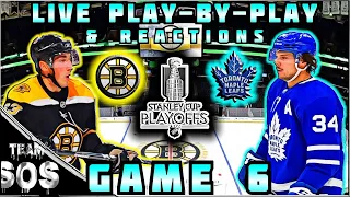 Epic Battle: Maple Leafs vs Bruins Game 6 Commentary!