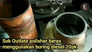 Shok Outlate Polisher Beras Menggunakan Buring Diesel 20pk