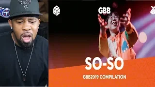 SO-SO 2019 COMPILATION | GRAND BEATBOX BATTLE LOOPSTATION  - REACTION