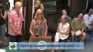 September 13, 2022 Ojai City Council Meeting