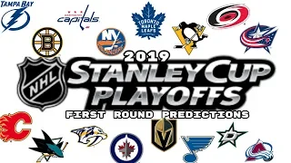 NHL STANLEY CUP PLAYOFFS 2019 FIRST ROUND PREDICTIONS