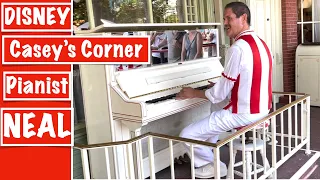 Casey's Corner Pianist | Walt Disney World Resort | Magic Kingdom Park Welcome's Piano Player Neal