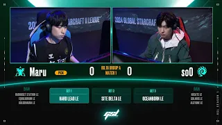 [2024 GSL S1] Ro.16 Group A Match1 Maru vs soO