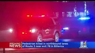 Pedestrian Killed In Billerica After Being Hit By Car On Route 3